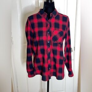 VINTAGE Woolrich Jacket Women Medium Red Buffalo Plaid Wool 80s 90s *​​​​​​​​